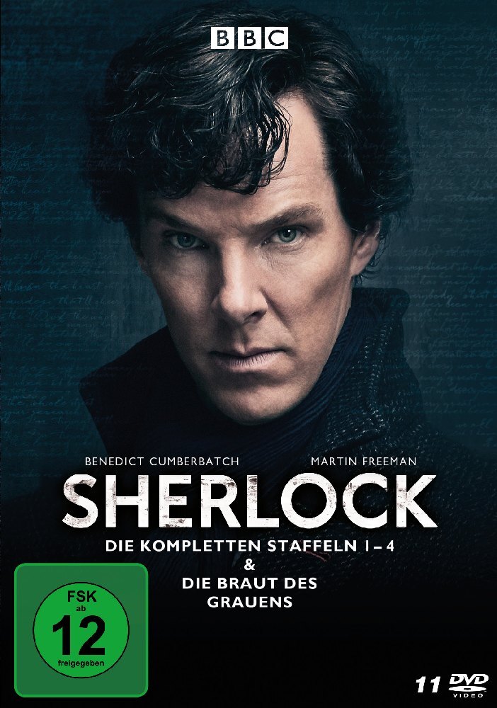 Sherlock - Die komplette Serie. Staffel.1-4, 11 DVD main product photo
