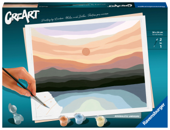 Ravensburger CreArt - Malen nach Zahlen 23515 - Minimalistic Landscape - ab 12 Jahren