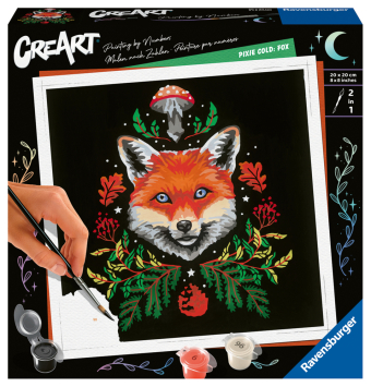 Ravensburger CreArt - Malen nach Zahlen 23511 - Pixie Cold: Fox - ab 12 Jahren