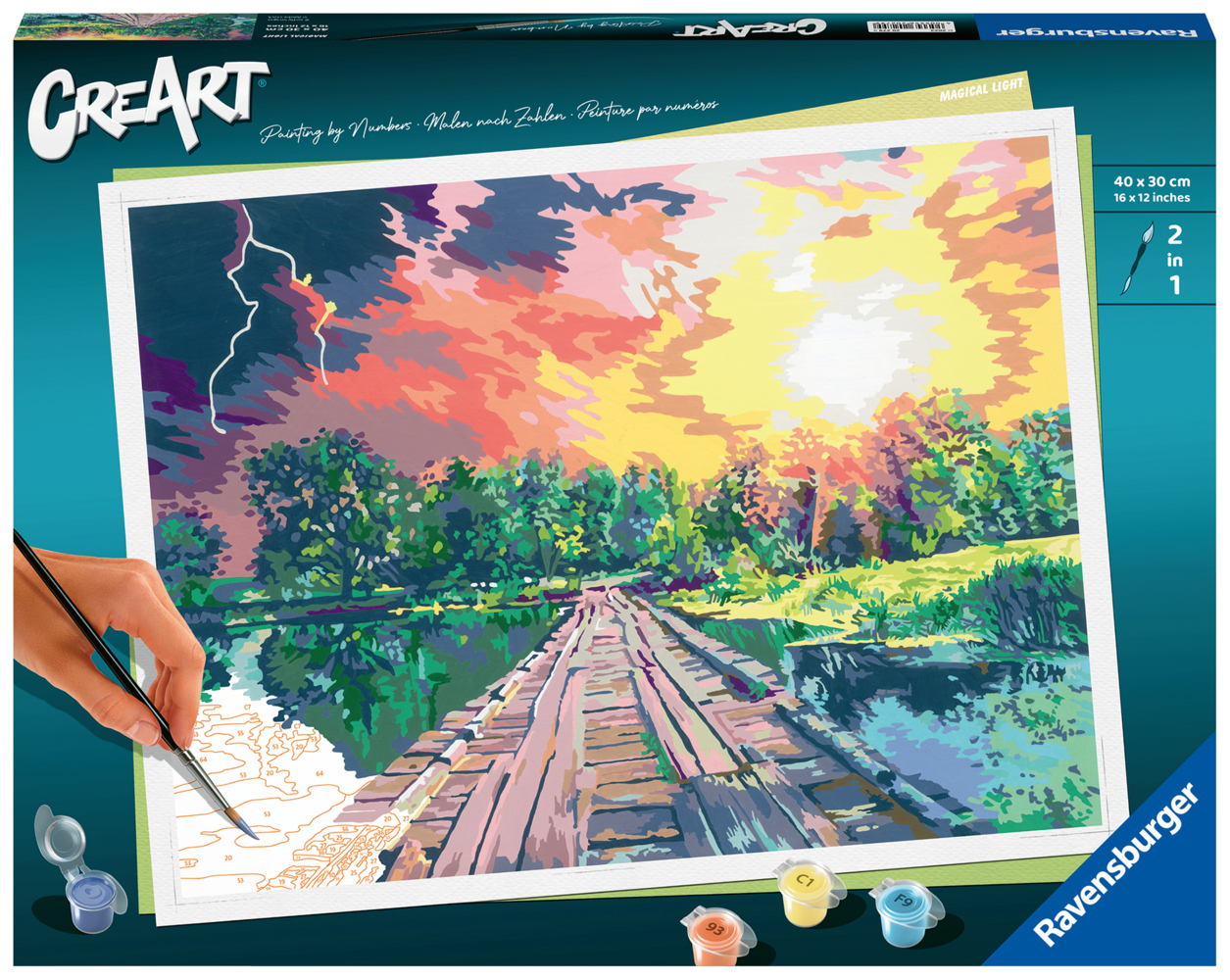 Ravensburger CreArt - Malen nach Zahlen 20279 - Magical Light - ab 14 Jahren main product photo