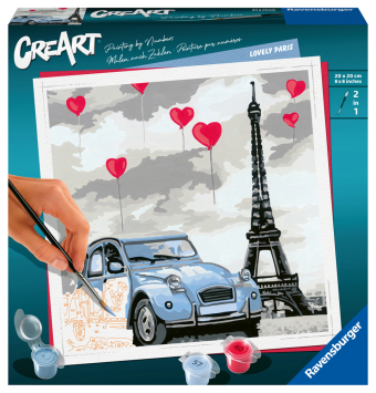 Ravensburger Malen nach Zahlen 28996 - Lovely Paris - ab 12 Jahren