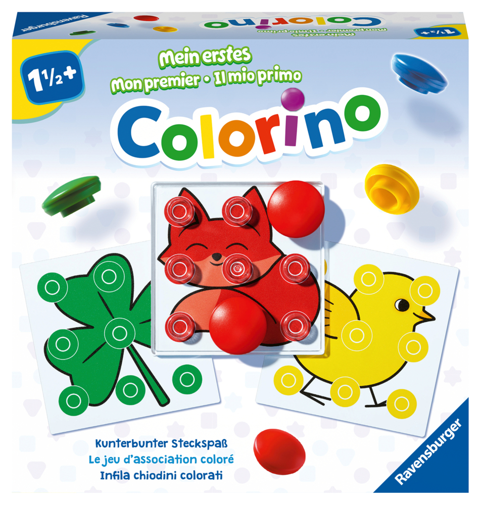 Ravensburger 20981 Mein erstes Colorino, Lernspiel - So wird Farben lernen zum Kinderspiel - Der Spieleklassiker für Kinder ab 1,5 Jahren main product photo