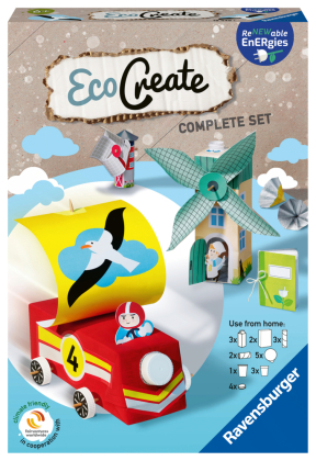 Ravensburger EcoCreate 18449 - Renewable Energies - DIY Bastelset für Kinder ab 6 Jahren