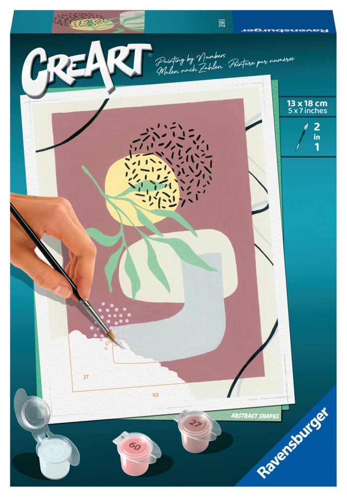 Ravensburger Malen nach Zahlen 23543 - Abstract Shapes - ab 12 Jahren main product photo