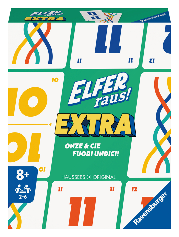 Ravensburger 20946 - Elfer raus! Extra, Kartenspiel für 2-6 Spieler, Klassiker ab 8 Jahren, Extra Edition main product photo