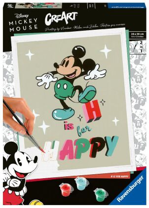 Ravensburger Malen nach Zahlen 20129 - H is for happy - ab 12 Jahren