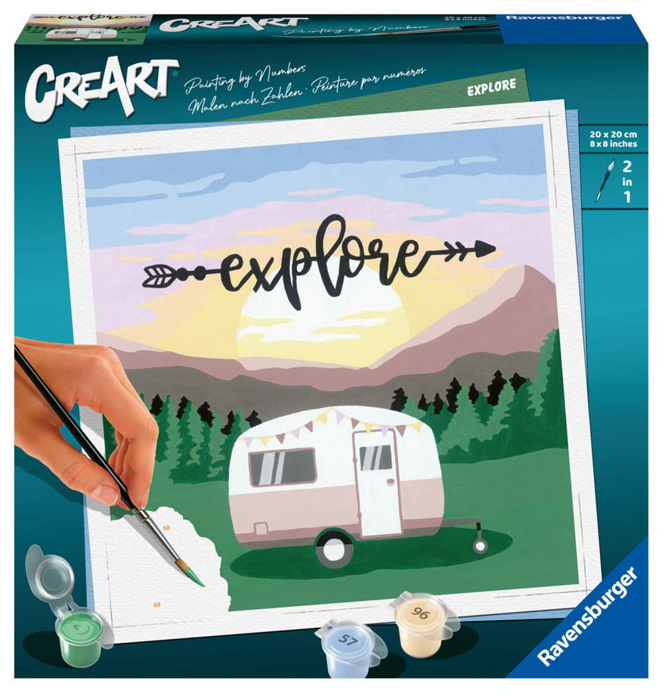 Ravensburger CreArt - Malen nach Zahlen 20271 - Explore - ab 12 Jahren main product photo