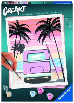 Ravensburger Malen nach Zahlen 20131 - Beach Life - ab 12 Jahren