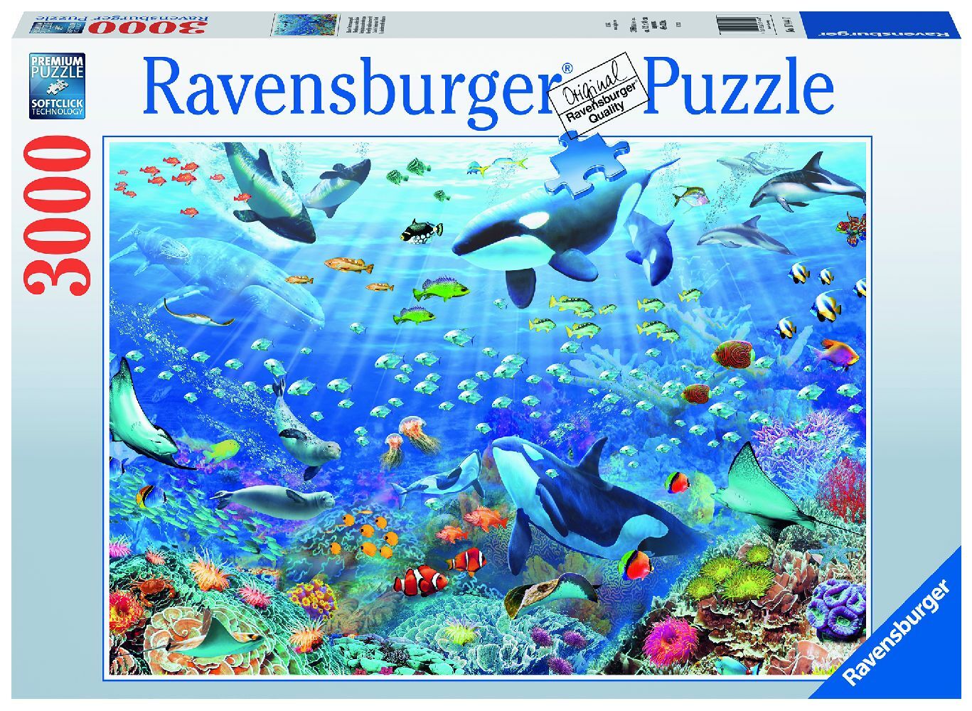 Ravensburger Puzzle 17444 Bunter Unterwasserspaß - 3000 Teile Puzzle für Erwachsene und Kinder ab 14 Jahren main product photo