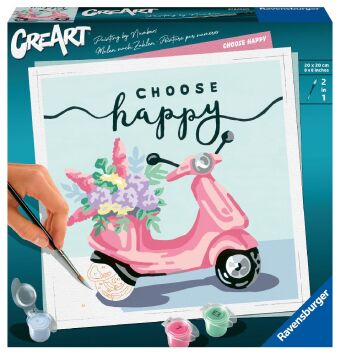 Ravensburger Malen nach Zahlen 20125 - Choose happy - ab 12 Jahren