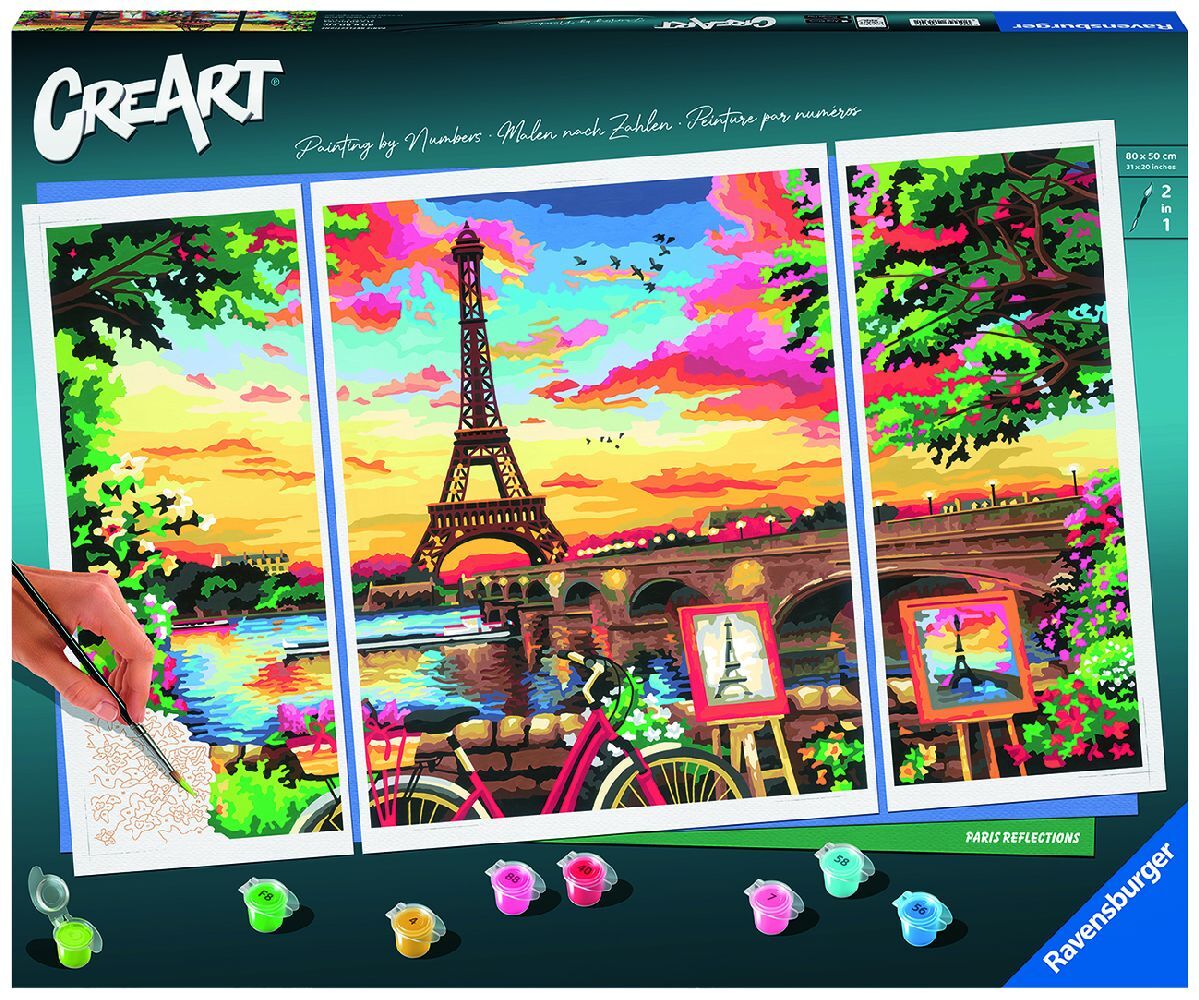 Ravensburger Malen nach Zahlen 20134 - Paris Reflections - ab 14 Jahren main product photo