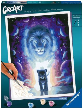 Ravensburger CreArt - Malen nach Zahlen 23516 - A King's Path - ab 14 Jahren