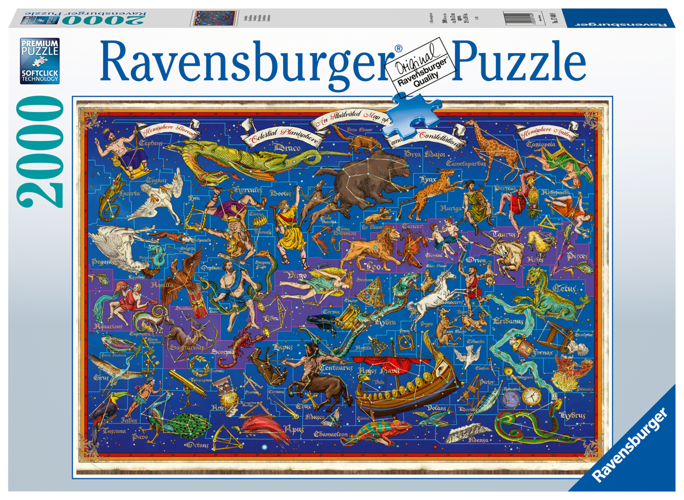 Ravensburger Puzzle 17440 Sternbilder - 2000 Teile Puzzle für Erwachsene und Kinder ab 14 Jahren main product photo