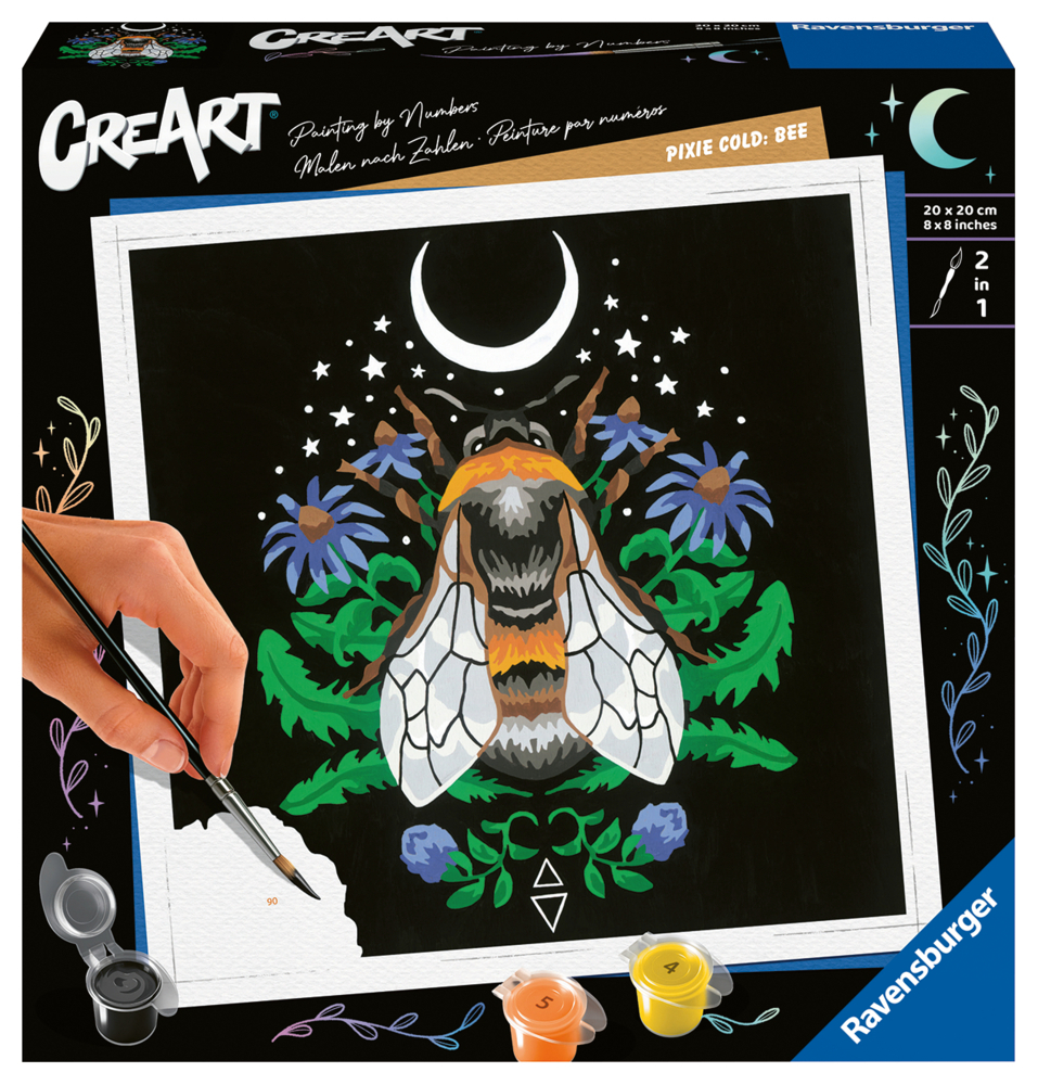 Ravensburger CreArt - Malen nach Zahlen 23512 - Pixie Cold: Bee - ab 12 Jahren main product photo