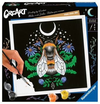 Ravensburger CreArt - Malen nach Zahlen 23512 - Pixie Cold: Bee - ab 12 Jahren