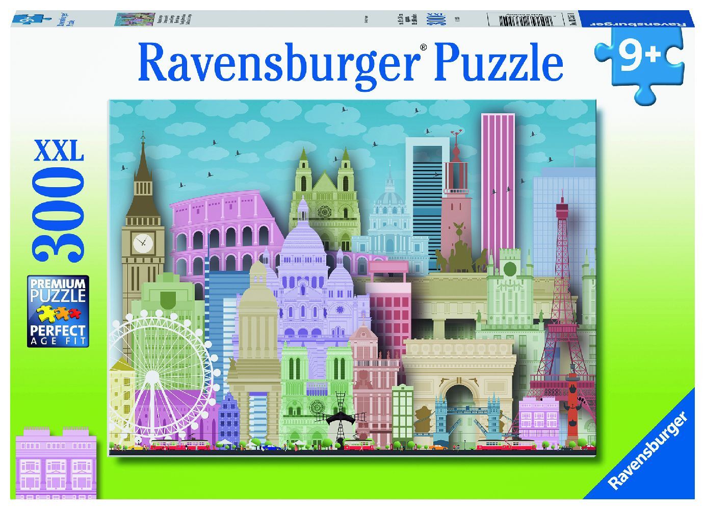 Ravensburger Kinderpuzzle - 13355 Buntes Europa - 300 Teile Puzzle für Kinder ab 9 Jahren main product photo