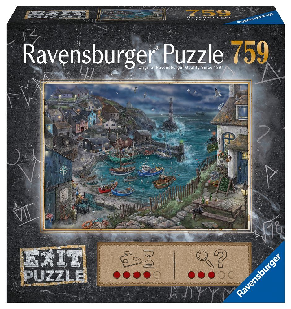 Ravensburger EXIT Puzzle 17365 Das Fischerdorf - 759 Teile Puzzle für Erwachsene und Kinder ab 14 Jahren main product photo