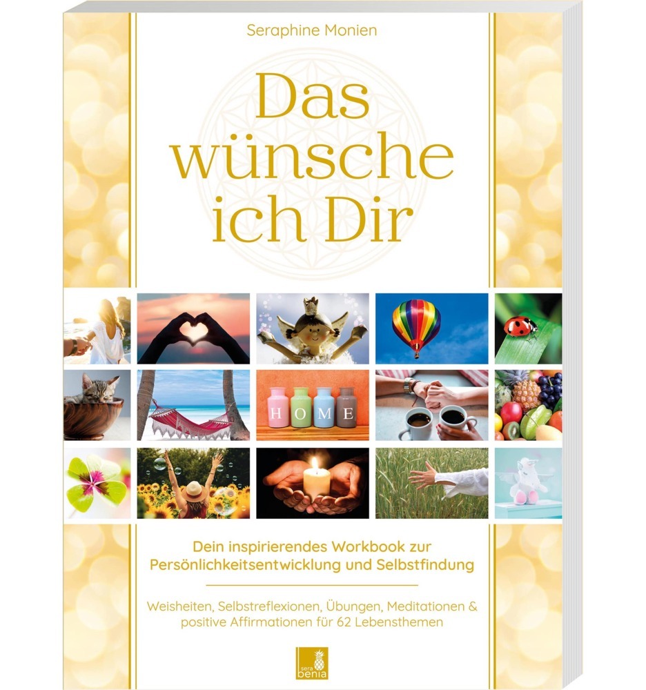 Das wünsche ich Dir | Workbook zur Persönlichkeitsentwicklung & Selbstfindung | Lebensweisheiten, Selbstreflexionen, Positive Affirmationen, Meditationen und Übungen | 62 Lebensthemen main product photo