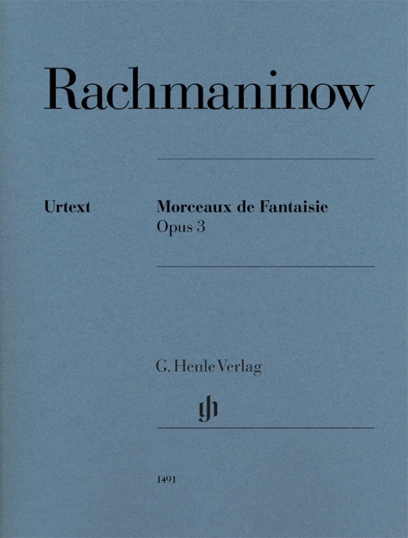 Sergej Rachmaninow - Morceaux de Fantaisie op. 3 main product photo