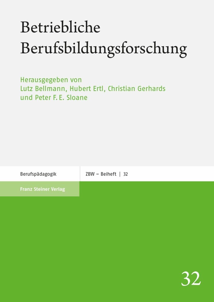 Betriebliche Berufsbildungsforschung main product photo