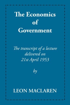 The Economics of Government