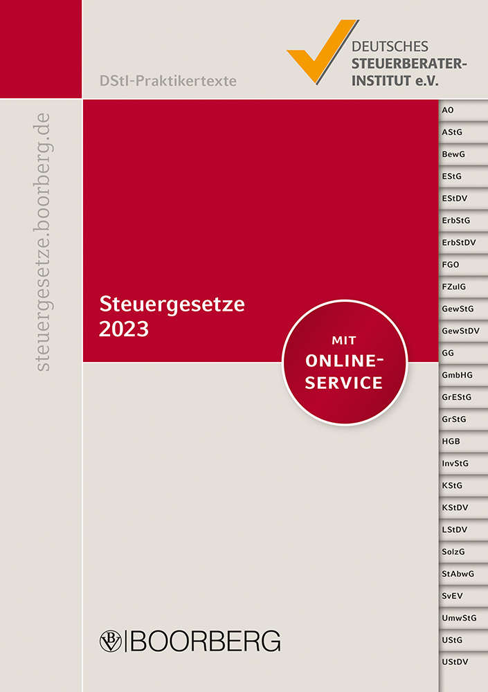 Steuergesetze 2023 main product photo