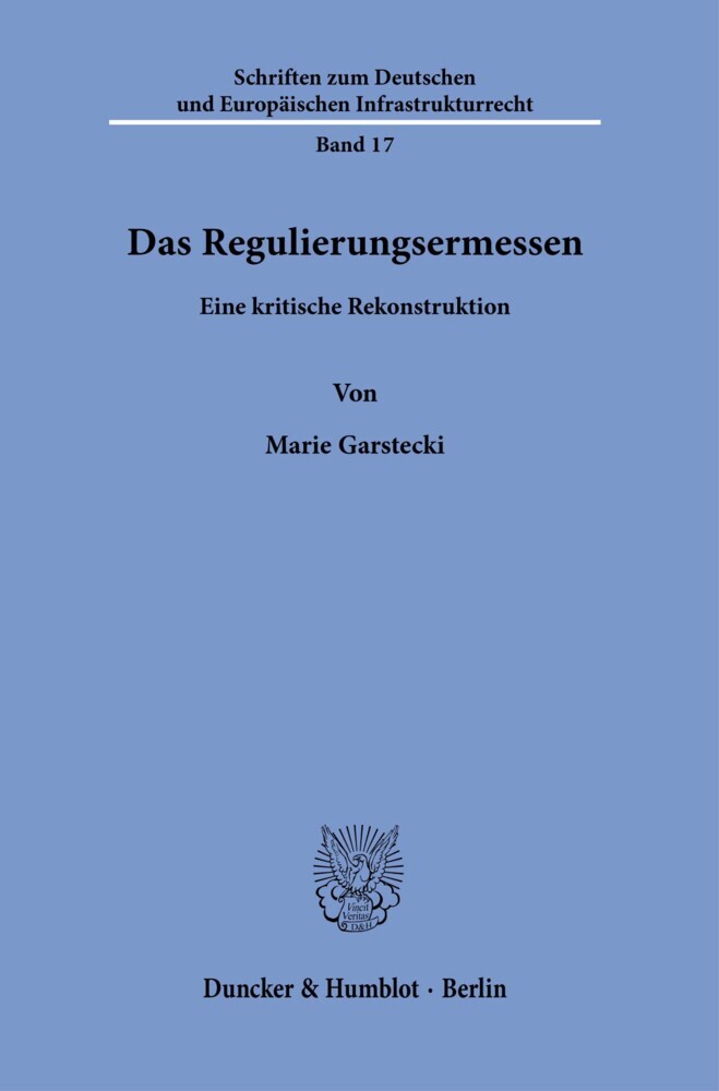 Das Regulierungsermessen. main product photo