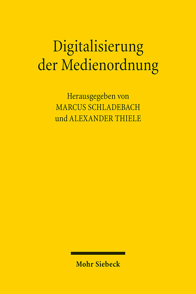 Digitalisierung der Medienordnung main product photo