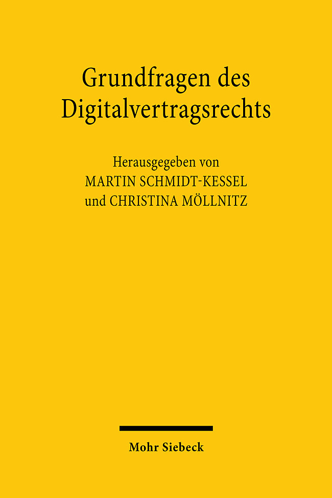 Grundfragen des Digitalvertragsrechts main product photo