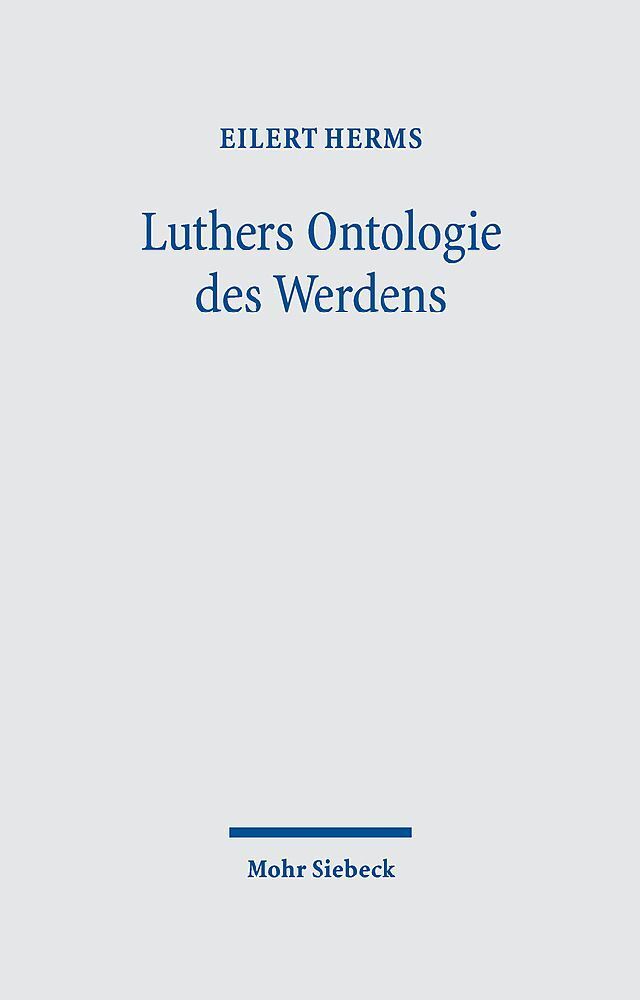 Luthers Ontologie des Werdens main product photo