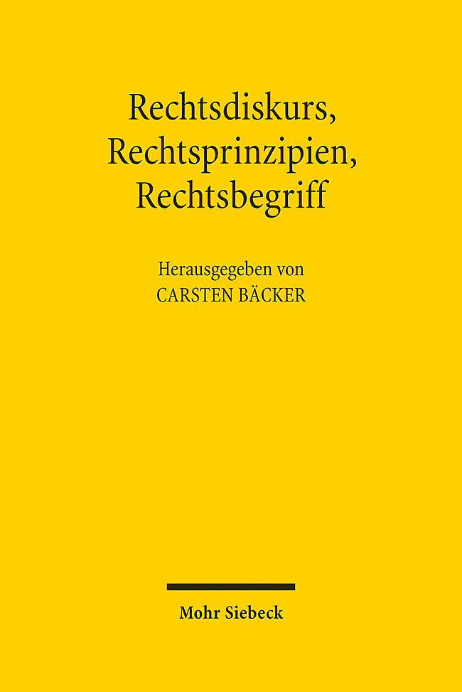 Rechtsdiskurs, Rechtsprinzipien, Rechtsbegriff main product photo