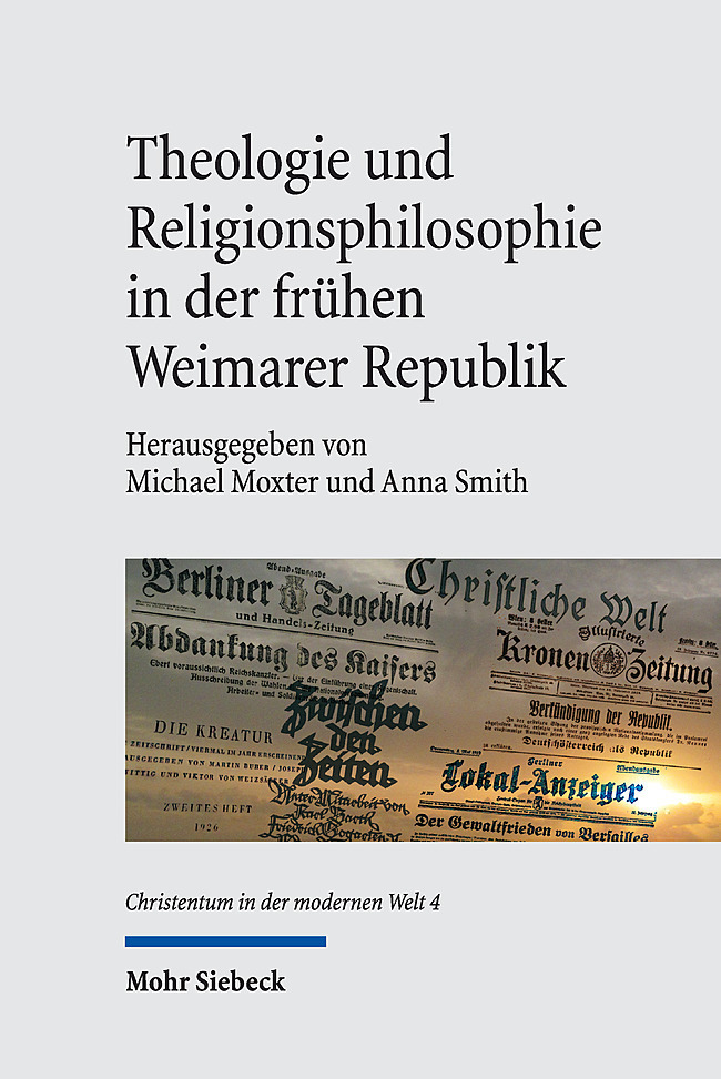 Theologie und Religionsphilosophie in der frühen Weimarer Republik main product photo