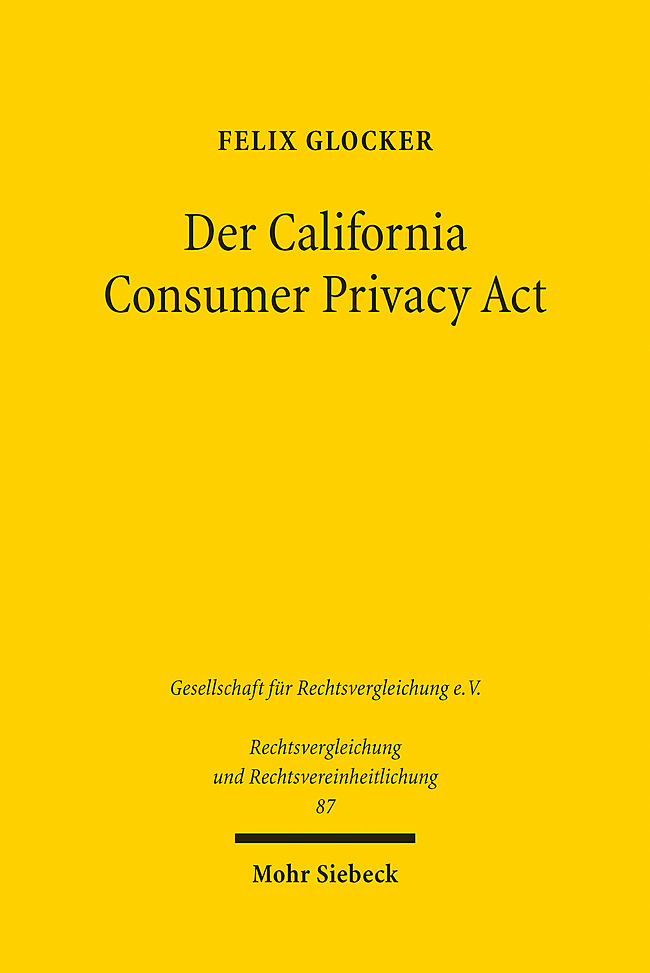 Der California Consumer Privacy Act main product photo