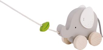Ziehtier Elefant mit Blatt