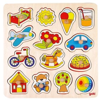 Steckpuzzle Schaukelpferd, Ball, ...