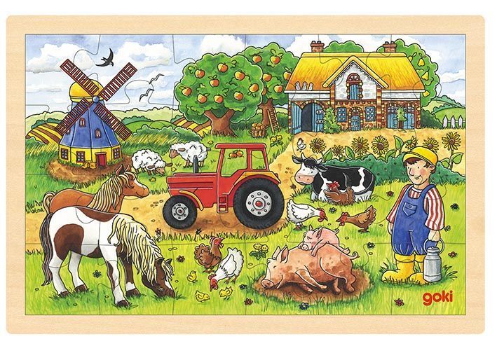 Einlegepuzzle Müllers Farm main product photo
