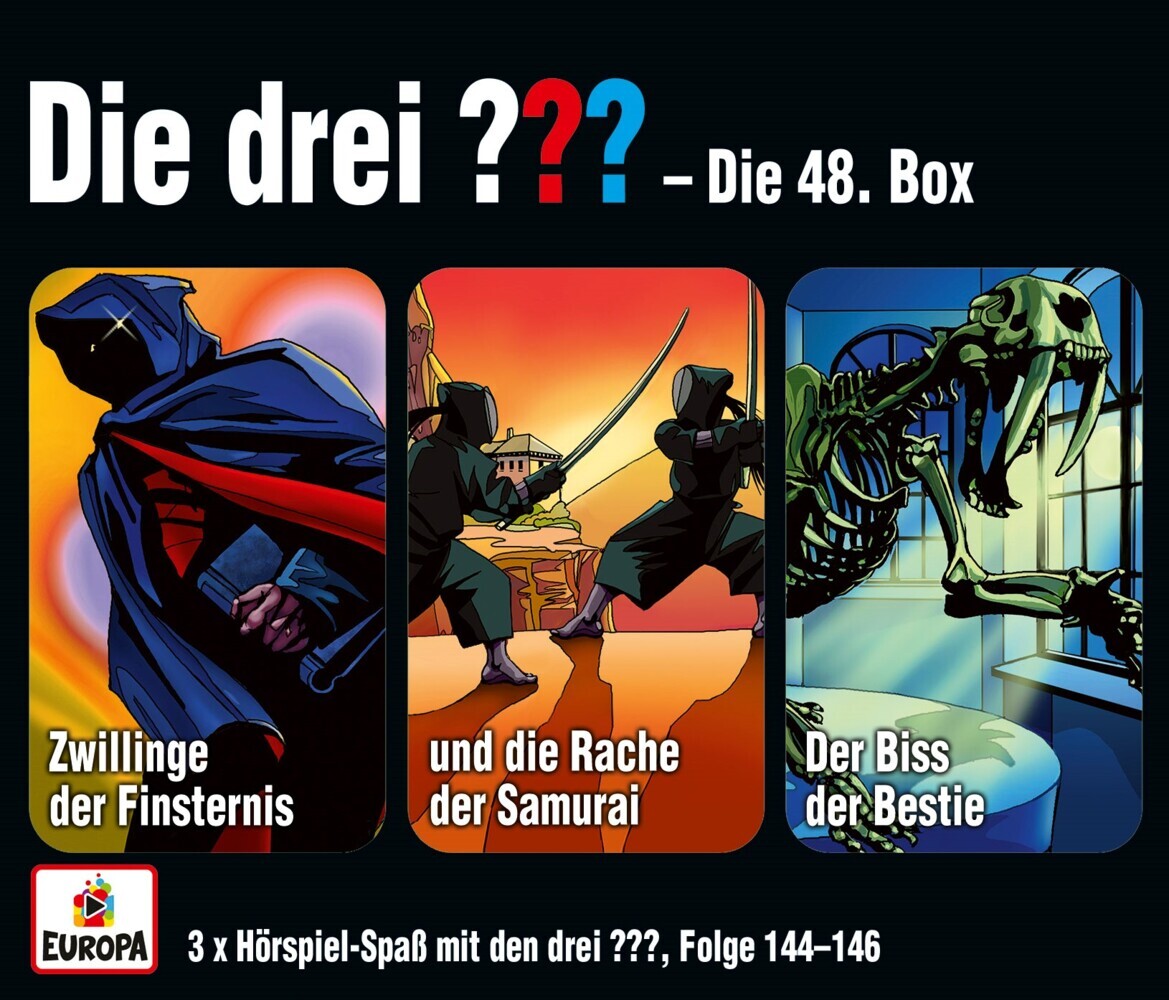 Die drei ??? - 48. Box (Folgen 144 - 146), 3 CD Longplay main product photo