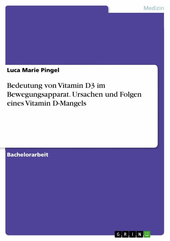 Bedeutung von Vitamin D3 im Bewegungsapparat. Ursachen und Folgen eines Vitamin D-Mangels main product photo