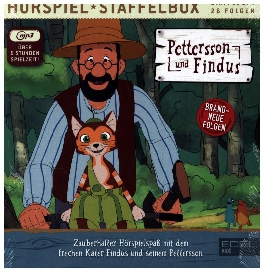 Pettersson und Findus. Staffel.3-4, 1 Audio-CD, MP3 main product photo