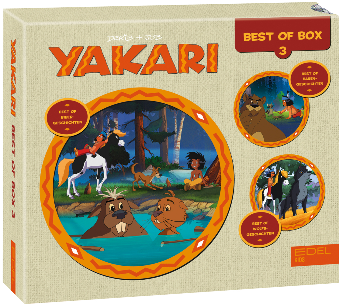 Yakari - Best of Box. Box.3, 3 Audio-CD main product photo