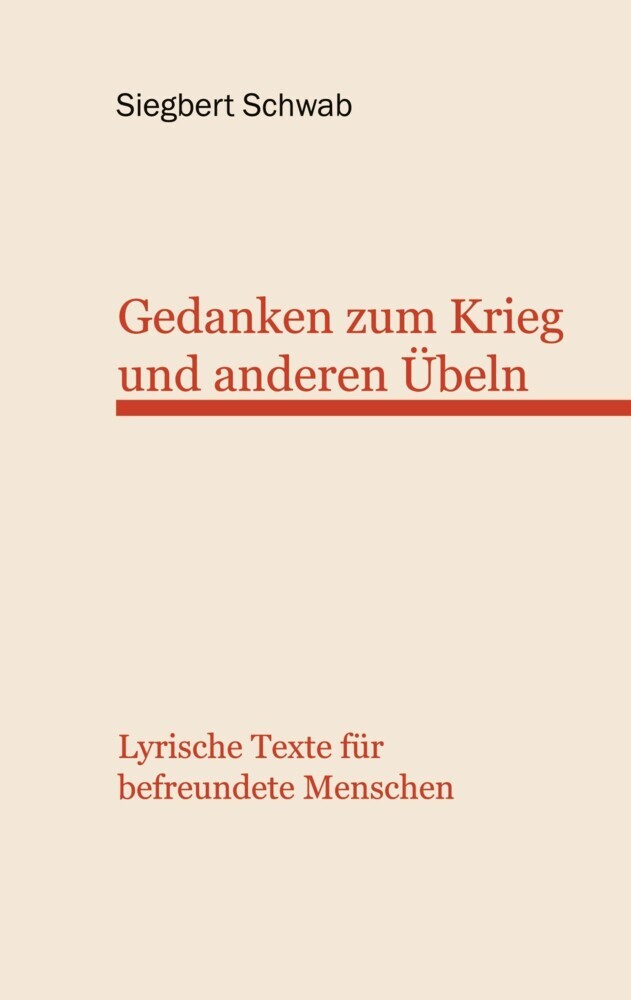Gedanken zum Krieg und anderen Übeln main product photo
