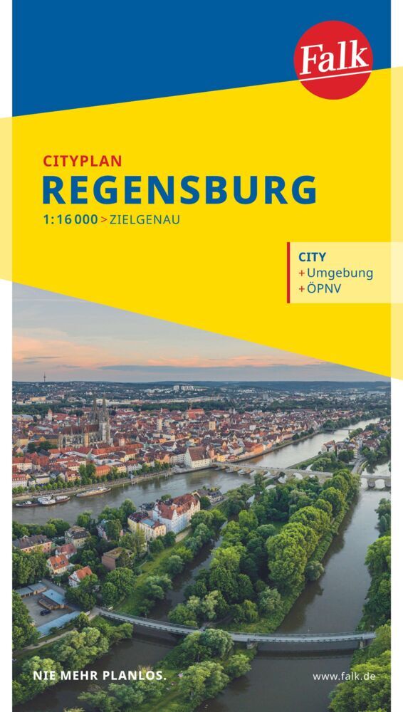 Falk Cityplan Regensburg 1:16.000 main product photo