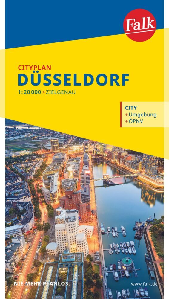 Falk Cityplan Düsseldorf 1:20.000 main product photo