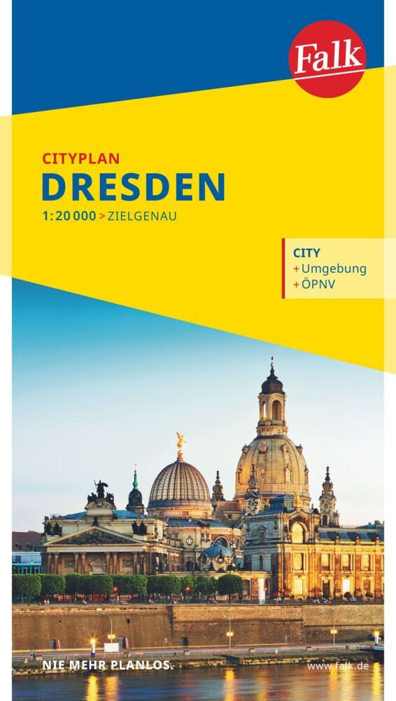 Falk Cityplan Dresden 1:20.000 main product photo