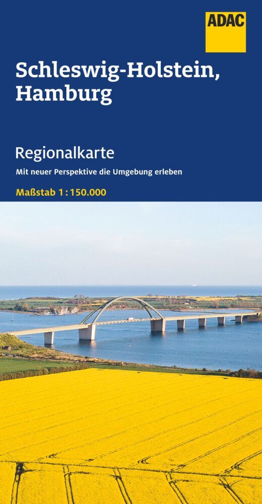 ADAC Regionalkarte 01 Schleswig-Holstein, Hamburg 1:150.000 main product photo