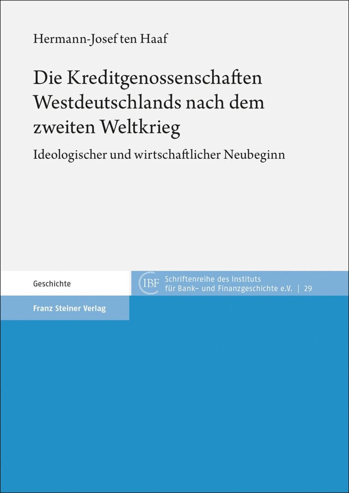 Die Kreditgenossenschaften Westdeutschlands nach dem zweiten Weltkrieg main product photo