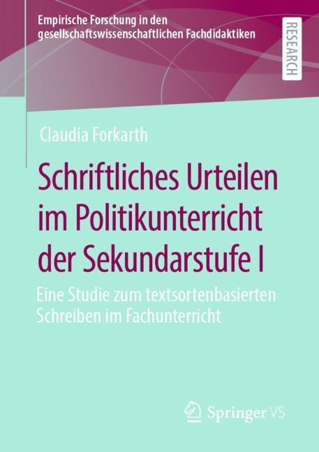 Schriftliches Urteilen im Politikunterricht der Sekundarstufe I main product photo