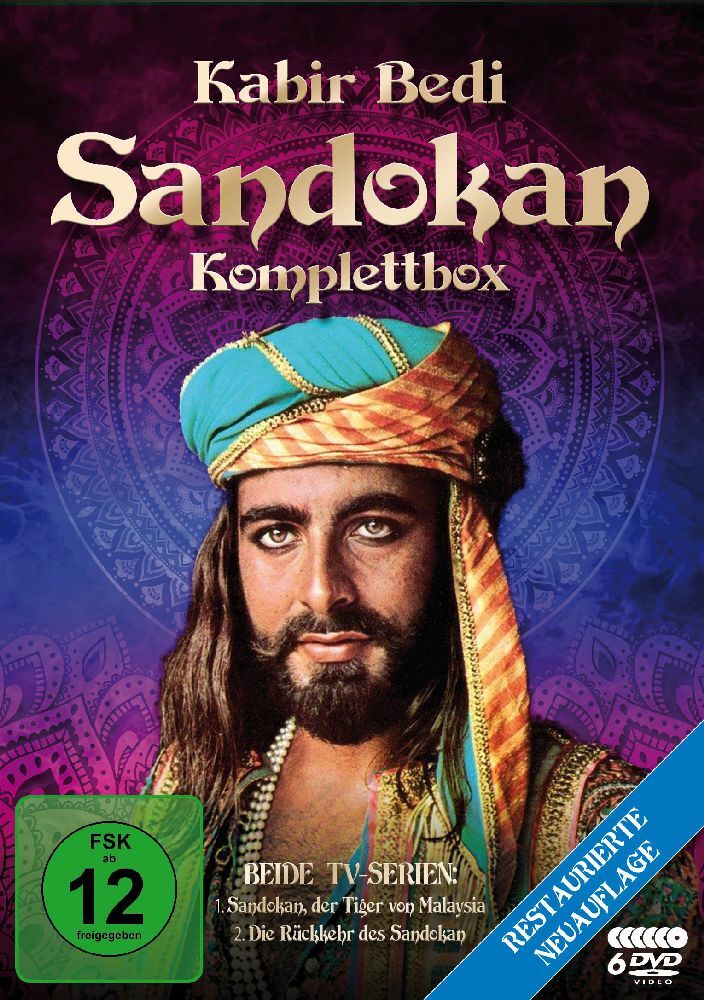 Sandokan (1976/1996), 6 DVD (Komplettbox Restored Version) main product photo