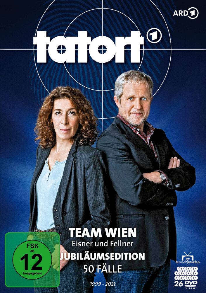 Tatort Wien - Eisner und Fellner ermitteln. Staffel.1-4, 26 DVD (Staffeln 1-4 Jubiläumsedition) main product photo