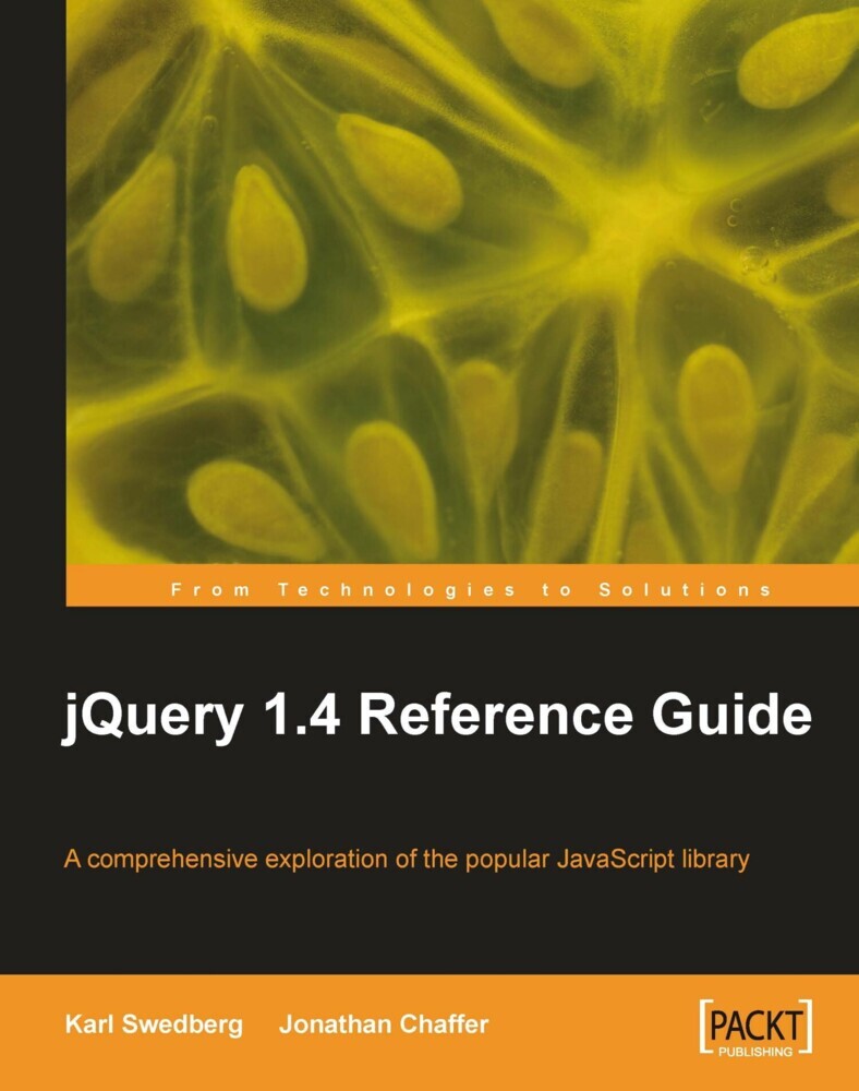 jQuery 1.4 Reference Guide main product photo